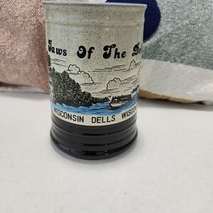 Wisconsin Dells Ceramic Mug with Scenic Design